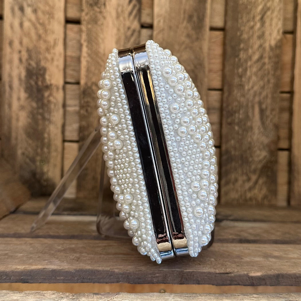 Classic Pearl Box Clutch