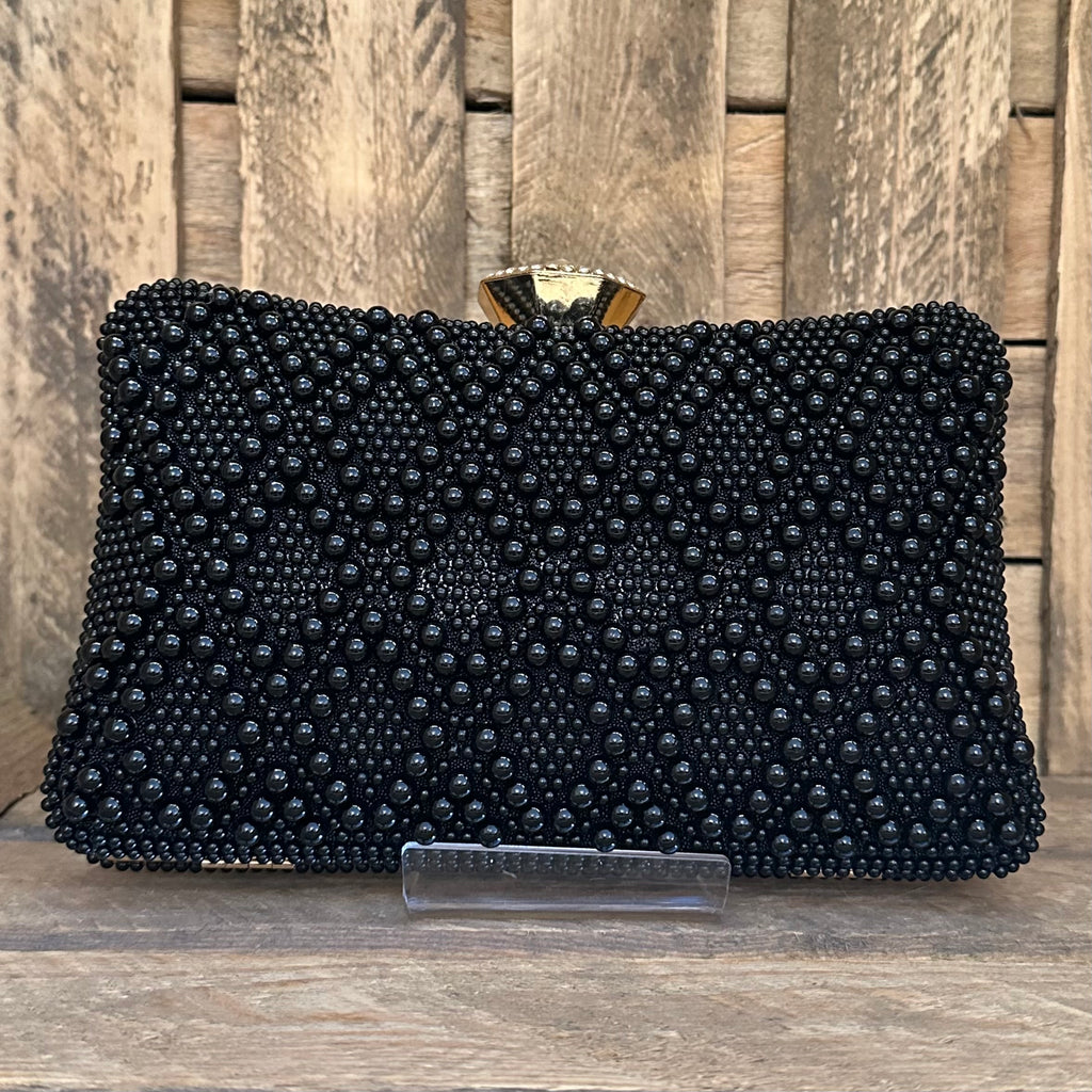 Classic Pearl Box Clutch