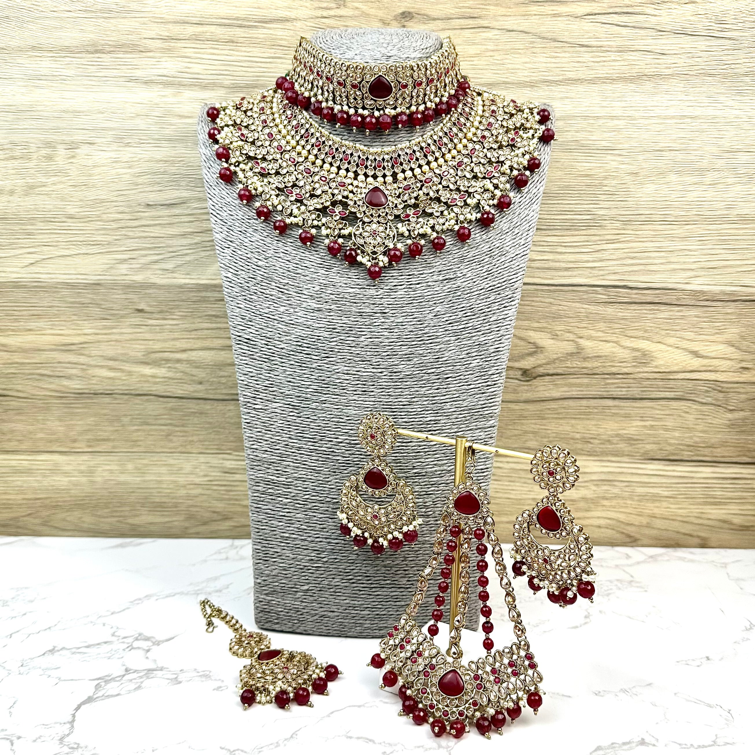 Jewels Emporia Long Chain Collection Rajdhani Bridal Necklace Set