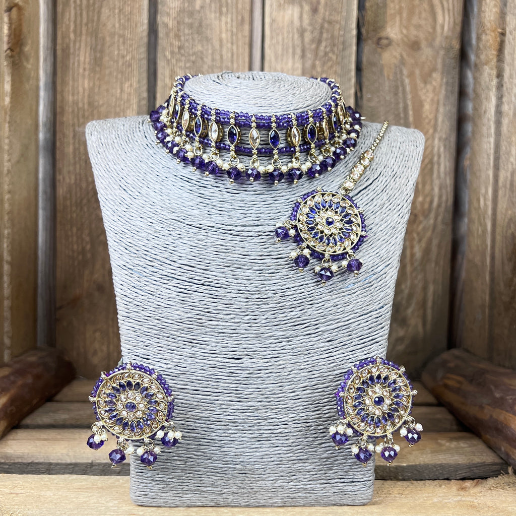 Asha Chocker Necklace Set
