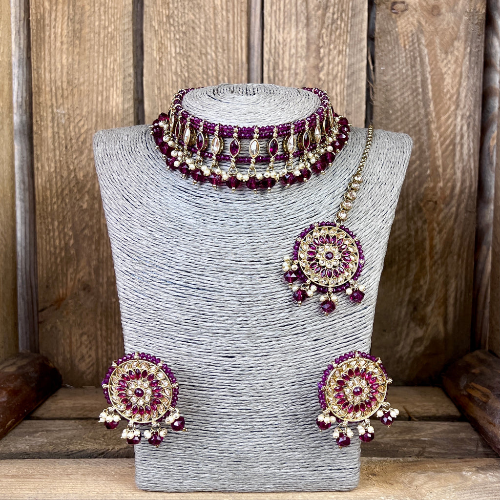 Asha Chocker Necklace Set