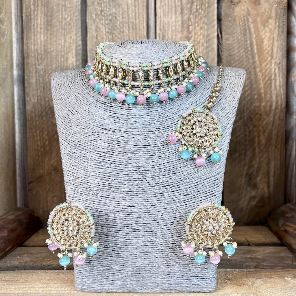 Asha Chocker Necklace Set