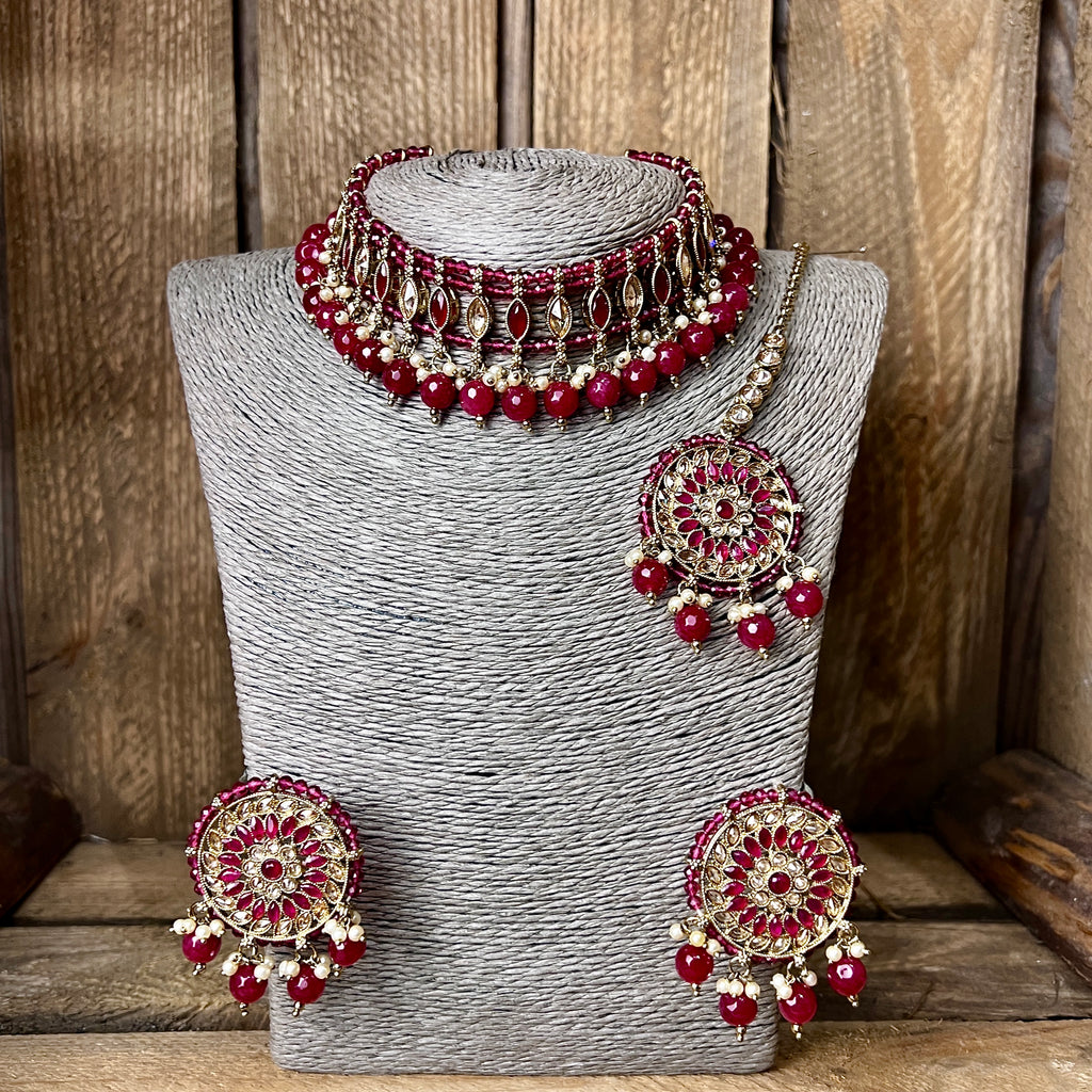 Asha Chocker Necklace Set